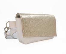 Încărcați imaginea în vizualizatorul Galeriei, Borseta auriu și alb