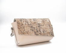 Load image into Gallery viewer,  Beige leather bag on a white background
